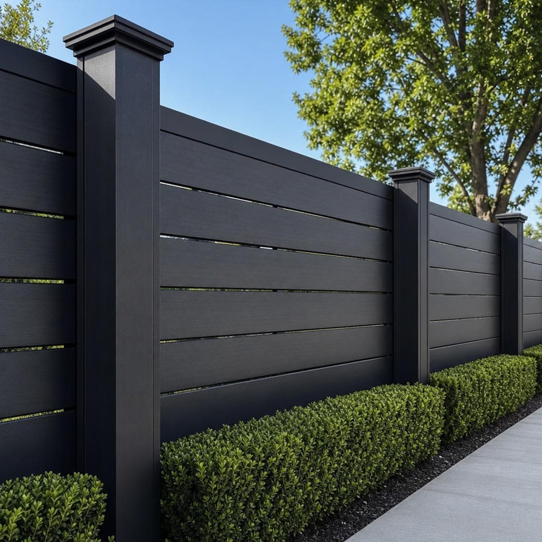 COMPOSITE FENCING BLACK