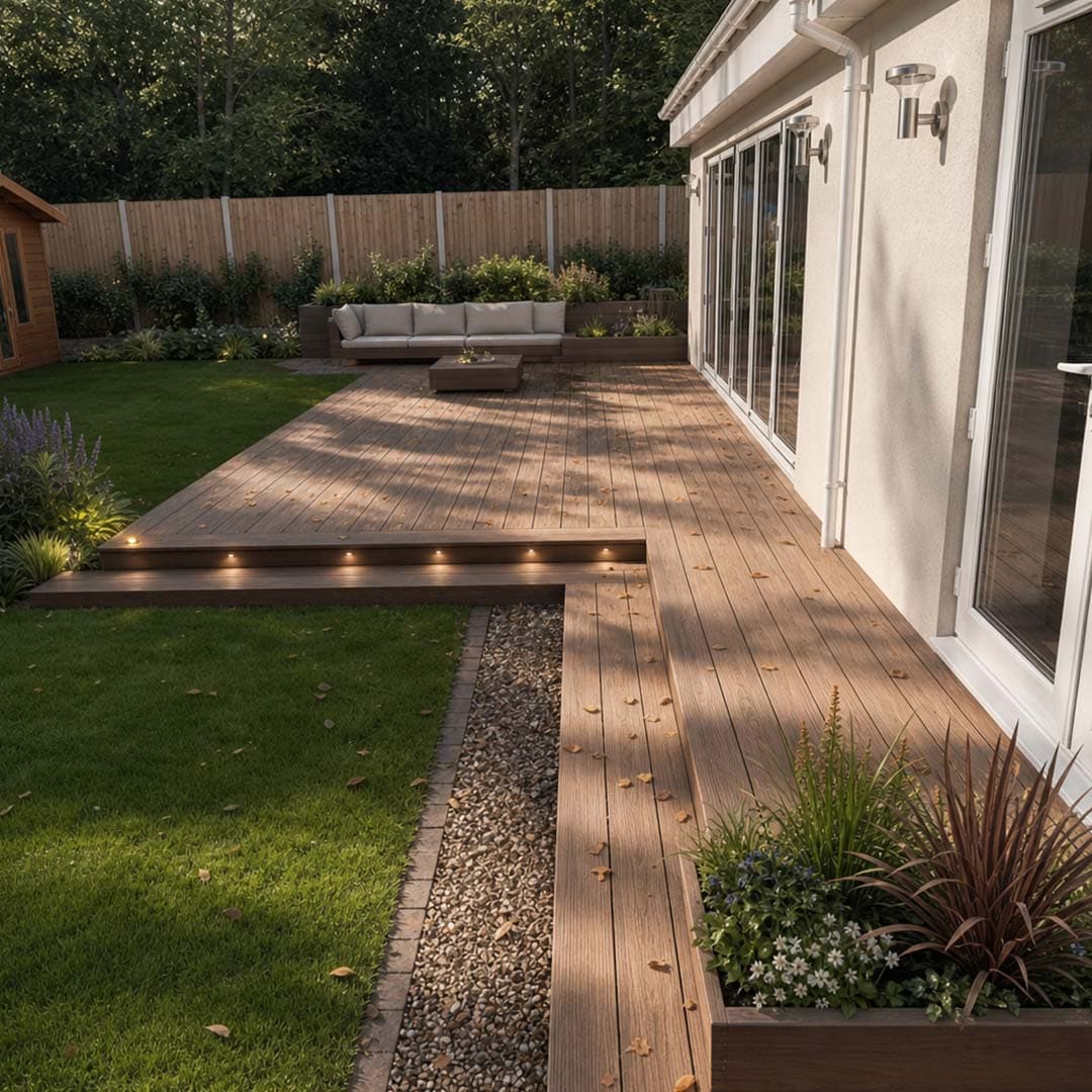 Contemporary Outdoor Lounge Deck